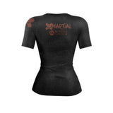 Accent Minimalist Women's Brown/Black Compression Shirt XMARTIAL