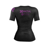 Accent Minimalist Women's White/Black Compression Shirt XMARTIAL