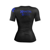 Accent Minimalist Women's White/Black Compression Shirt XMARTIAL