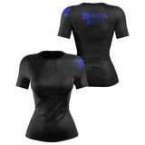 Accent Minimalist Women's White/Black Compression Shirt XMARTIAL