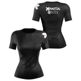 Accent Minimalist Women's White/Black Compression Shirt XMARTIAL