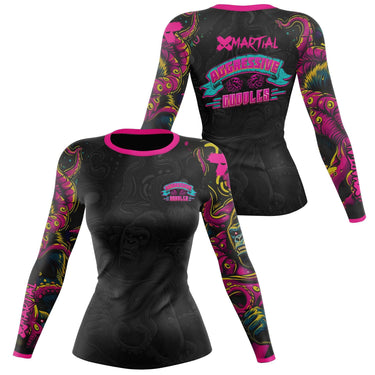 Aggressive Cuddles Women's BJJ Rash Guard XMARTIAL