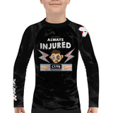 Always Injured Kids BJJ Rash Guard XMARTIAL
