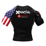 American Warrior BJJ Rash Guard XMARTIAL