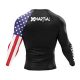 American Warrior BJJ Rash Guard XMARTIAL