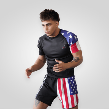 American Warrior BJJ Rash Guard XMARTIAL