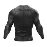 BJJ Rash Guard Black Stitcher X-Tech 25 Series XMARTIAL