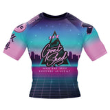 Blue Goat Shed BJJ Rash Guard XMARTIAL