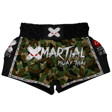 Camo Muay Thai Shorts XMARTIAL