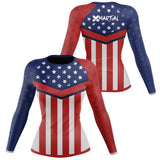Captain Americana Women's BJJ Rash Guard XMARTIAL