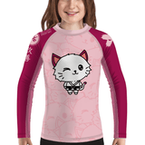Cat Jitsu Kids Rash Guard XMARTIAL
