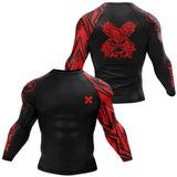 Full Minimalist Long Sleeve Black Compression Shirt XMARTIAL