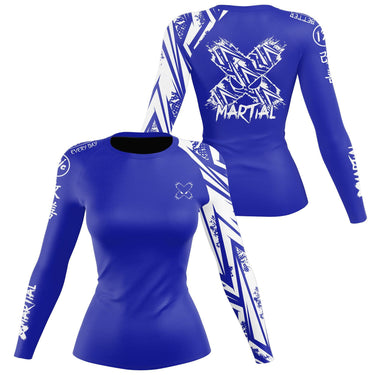 Full Minimalist Women's Rank BJJ Rash Guard XMARTIAL