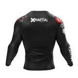 Game of Chokes Long Sleeve Black Compression Shirt XMARTIAL