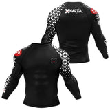 Grappler Long Sleeve Black Compression Shirt XMARTIAL