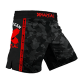 Grappling Shorts Black Camo Fight Team X-Tech 25 Series XMARTIAL