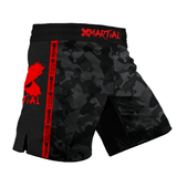 Grappling Shorts Black Camo Fight Team X-Tech 25 Series XMARTIAL