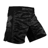 Grappling Shorts Black Tiger Camo X-Tech 25 Series XMARTIAL