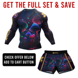 Indigo Mushroom 2.0 Hybrid MMA Shorts XMARTIAL