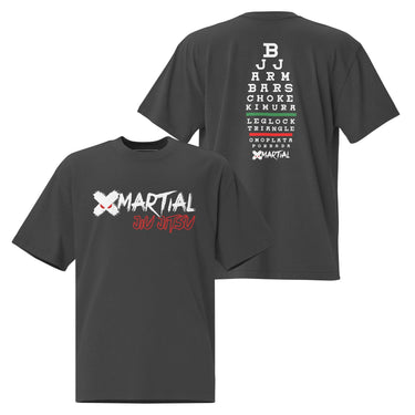 Jiu Jitsu Shirt Oversized BJJ Chart XMARTIAL
