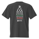 Jiu Jitsu Shirt Oversized BJJ Chart XMARTIAL
