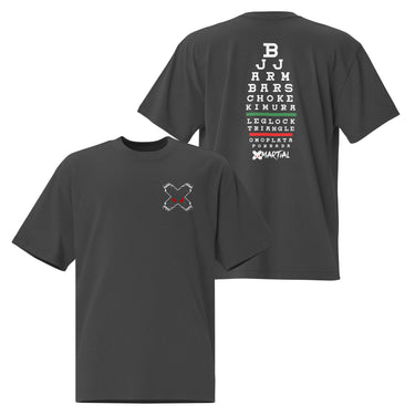 Jiu Jitsu Shirt Oversized BJJ Chart XMARTIAL