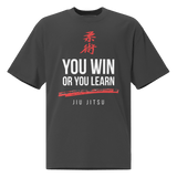 Jiu Jitsu Shirt Oversized Win or Learn XMARTIAL