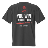 Jiu Jitsu Shirt Oversized Win or Learn XMARTIAL