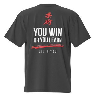 Jiu Jitsu Shirt Oversized Win or Learn XMARTIAL