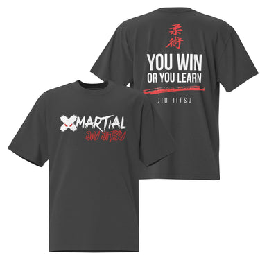 Jiu Jitsu Shirt Oversized Win or Learn XMARTIAL