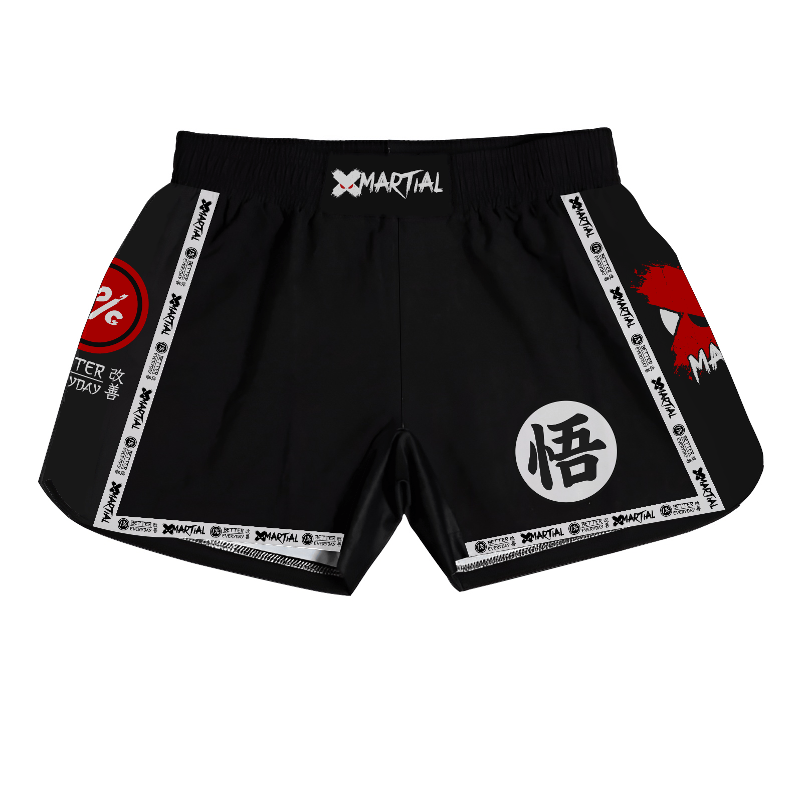 Kanji Black 2.0 Hybrid BJJ Shorts – XMARTIAL Kanji Black 2.0 Hybrid BJJ Shorts – XMARTIAL