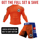Kanji Orange 2.0 Hybrid Grappling Shorts XMARTIAL