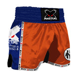 Kanji Orange Muay Thai Shorts XMARTIAL