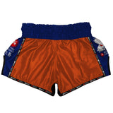 Kanji Orange Muay Thai Shorts XMARTIAL