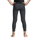 Kids BJJ Spats Black Leopard X-Tech 25 Series XMARTIAL