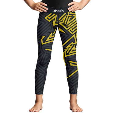 Maze Kids Rank BJJ Spats XMARTIAL
