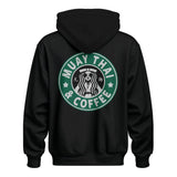 Muay Thai Hoodie Coffee Before Training XMARTIAL