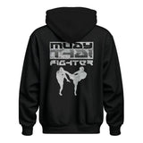Muay Thai Hoodie Fighter Kick XMARTIAL
