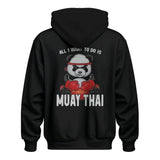 Muay Thai Hoodie Panda Man XMARTIAL