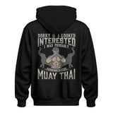 Muay Thai Hoodie Thinking XMARTIAL