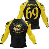North South 69 BJJ Rash Guard XMARTIAL