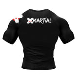 Panda Chair Shot BJJ Rash Guard XMARTIAL