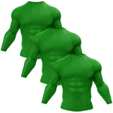 Premium Long Sleeve Green Compression Shirt XMARTIAL
