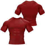 Premium Maroon Compression Shirt XMARTIAL