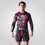 Red Viking BJJ Rash Guard XMARTIAL