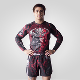 Red Viking BJJ Rash Guard XMARTIAL