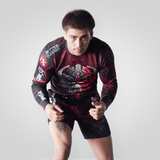 Red Viking BJJ Rash Guard XMARTIAL