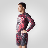 Red Viking BJJ Rash Guard XMARTIAL