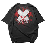 Roaring Flame Oversized Faded T-Shirt XMARTIAL