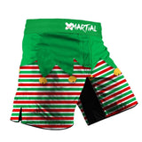 Santa Elf 2.0 Hybrid MMA Shorts XMARTIAL